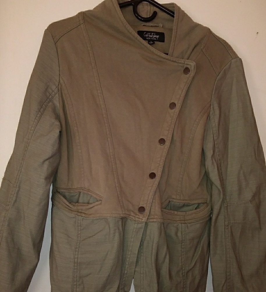 Coffee Shop New York Asymmetric Jacket Gem